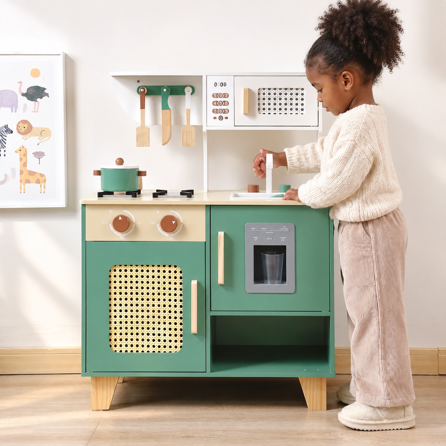Large Wooden Play Kitchen, Choice of Styles