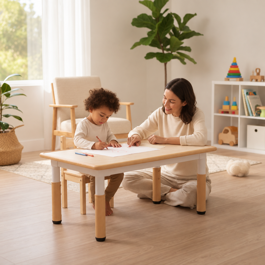 Adjustable Kids Study and Play Table