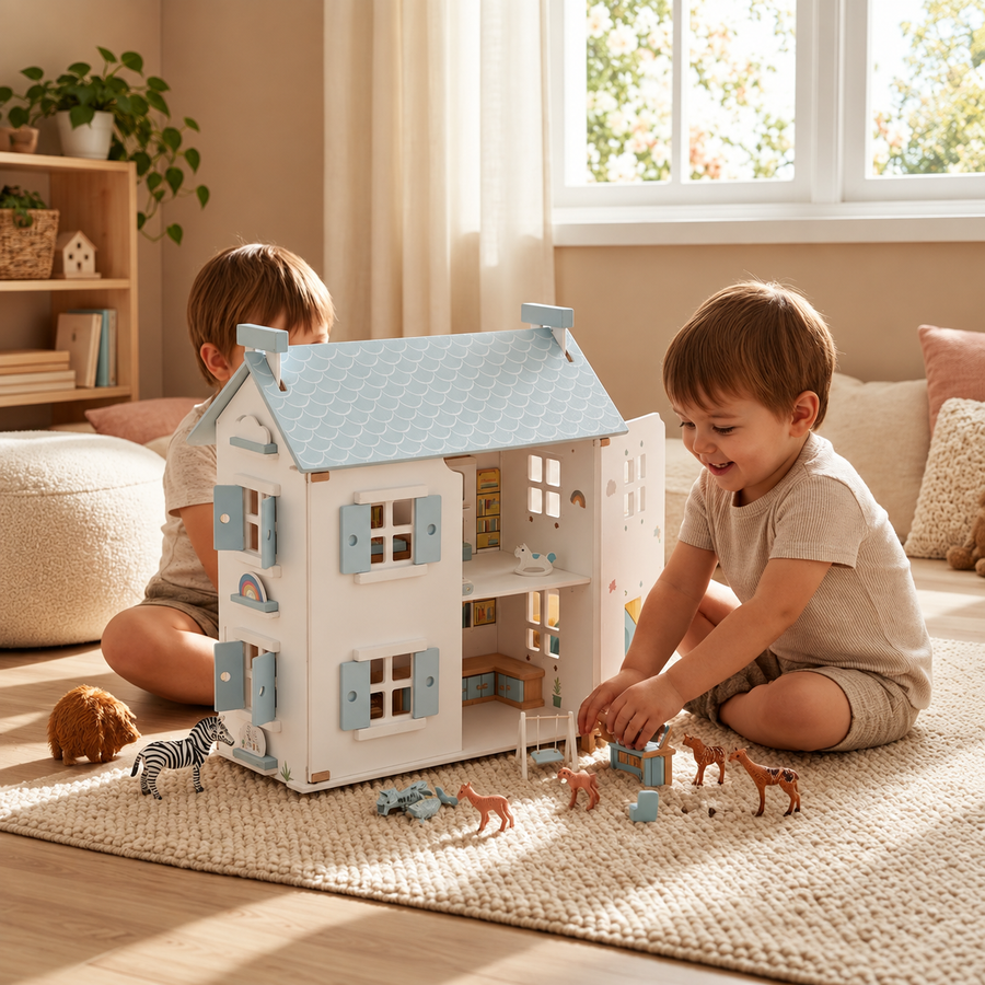 Wooden Dollhouse Collection