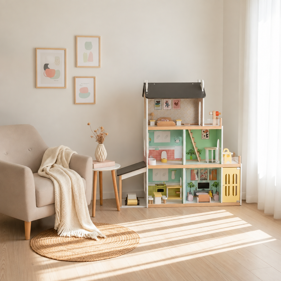 Wooden Dollhouse Collection