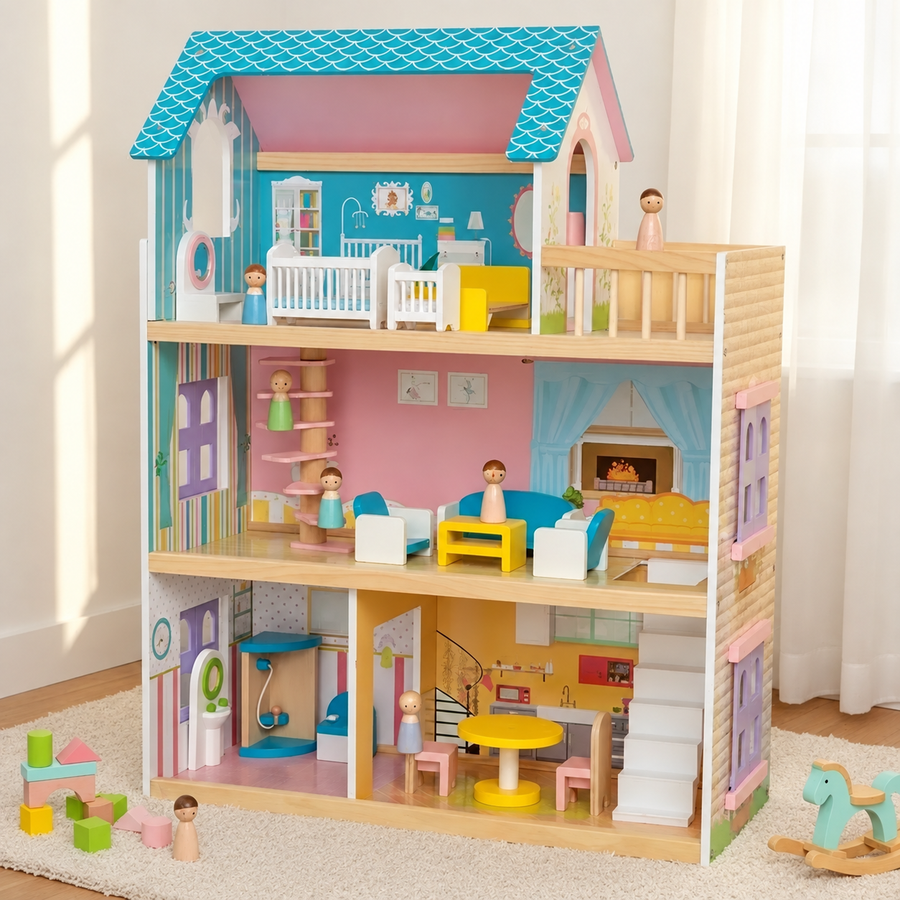Wooden Dollhouse Collection