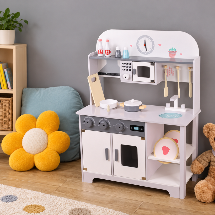 Large Wooden Play Kitchen, Choice of Styles